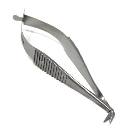 A2Z Scilab Vannas Micro Small Blade Stitch Scissors Angled to The Side, 3'' A2Z-ZR664